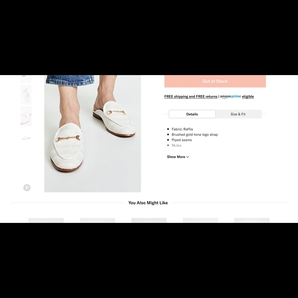 New Sam Edelman White Linnie Mules